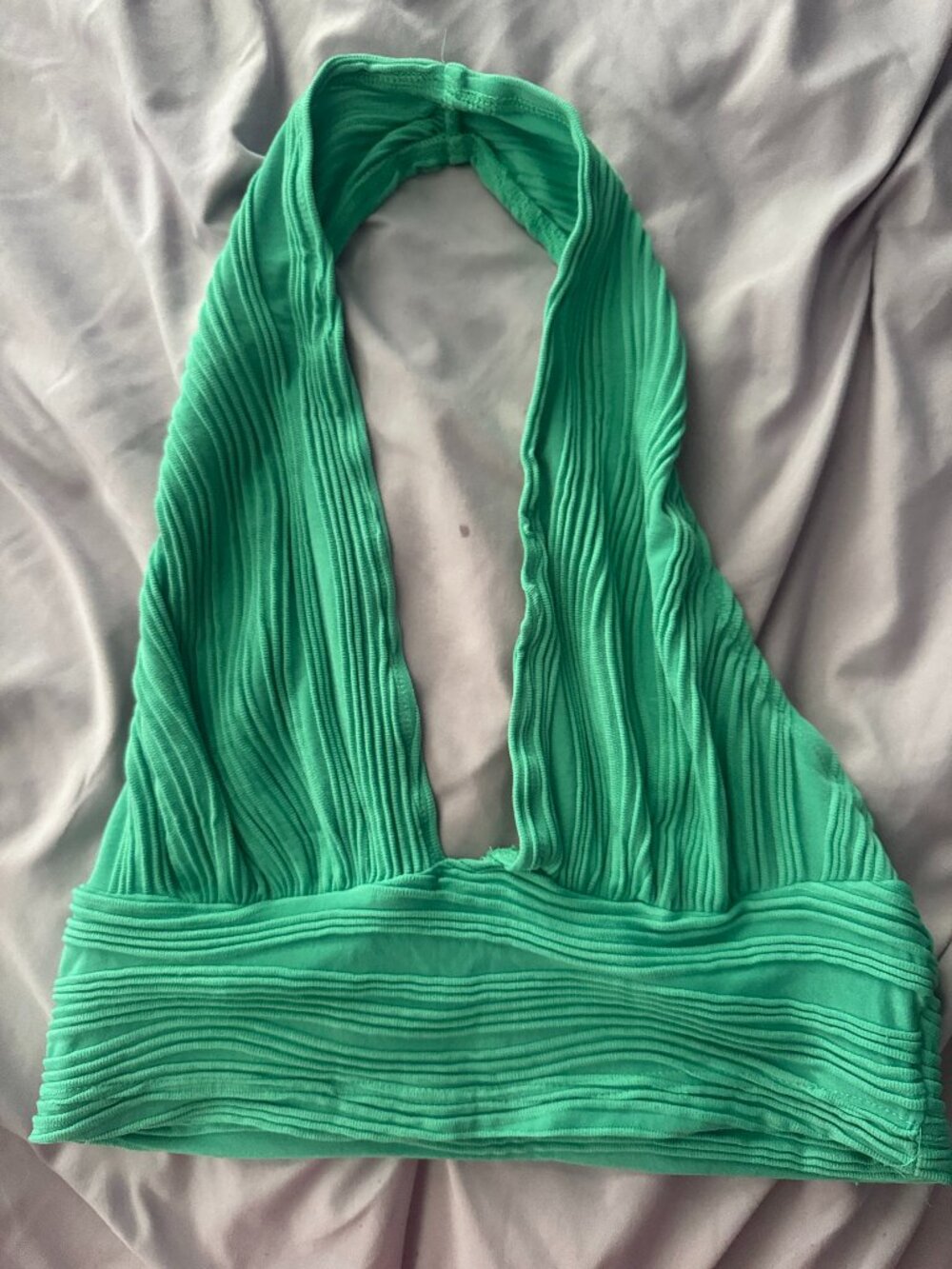 SHEIN Women's Green Crop-top